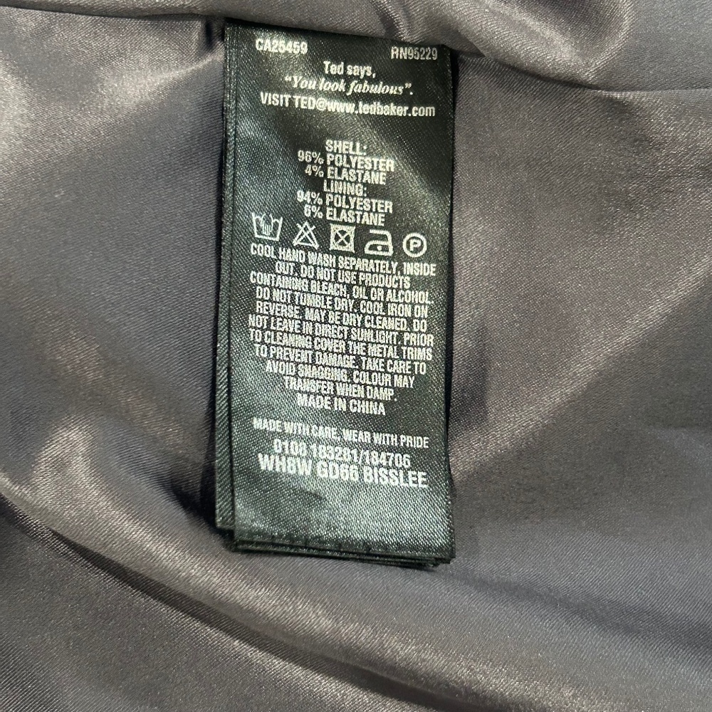 Ted Baker Bisslee Chatsworth Floral Bloom Bodycon Dress Size 1 - Picture 10 of 12